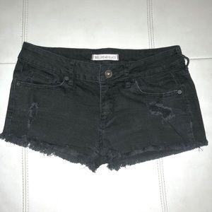 Bullhead Black Denim Shorts
